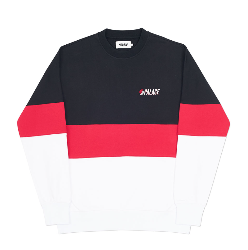 Palace Blazed Drop Shoulder Crew (2017)