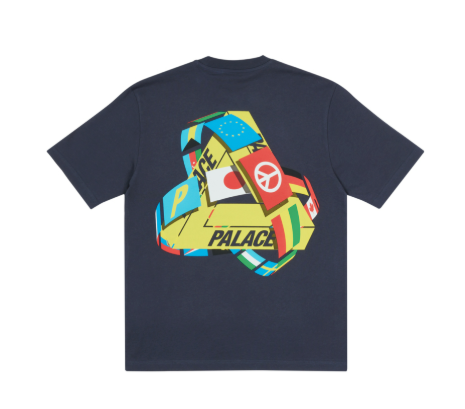 Palace Tri-Flag T-Shirt Navy (2021)