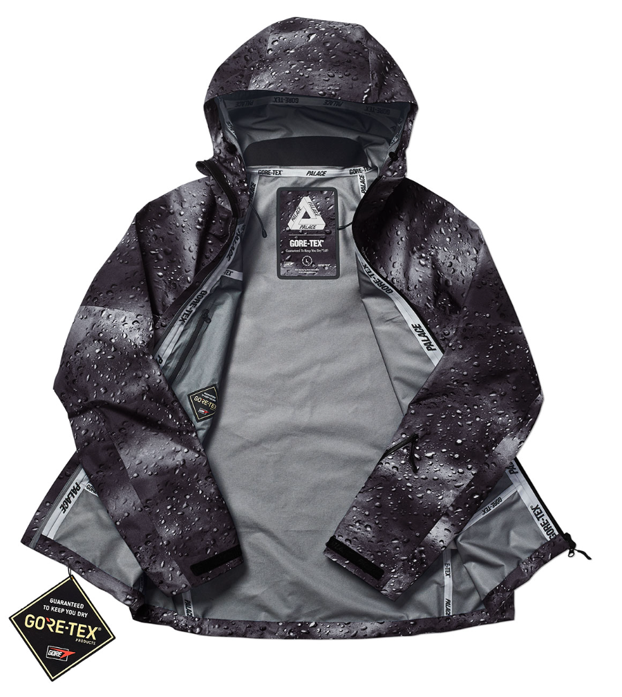 Palace Gore-Tex Palex Jacket Black Rain (2019)