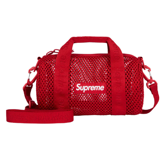 Supreme Mesh Mini Duffle Bag Red (2025)