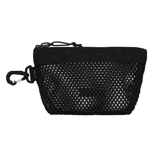 Supreme Mesh Mini Pouch Black (2025)