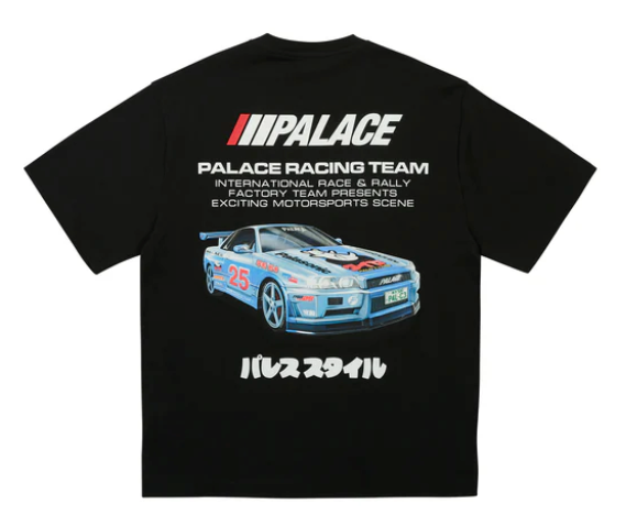 Palace Racey T-Shirt Black (2025)