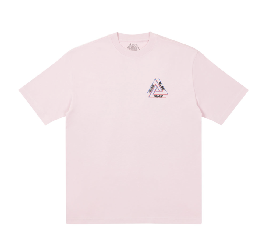 Palace Basically A Tri-Ferg T-Shirt Pink