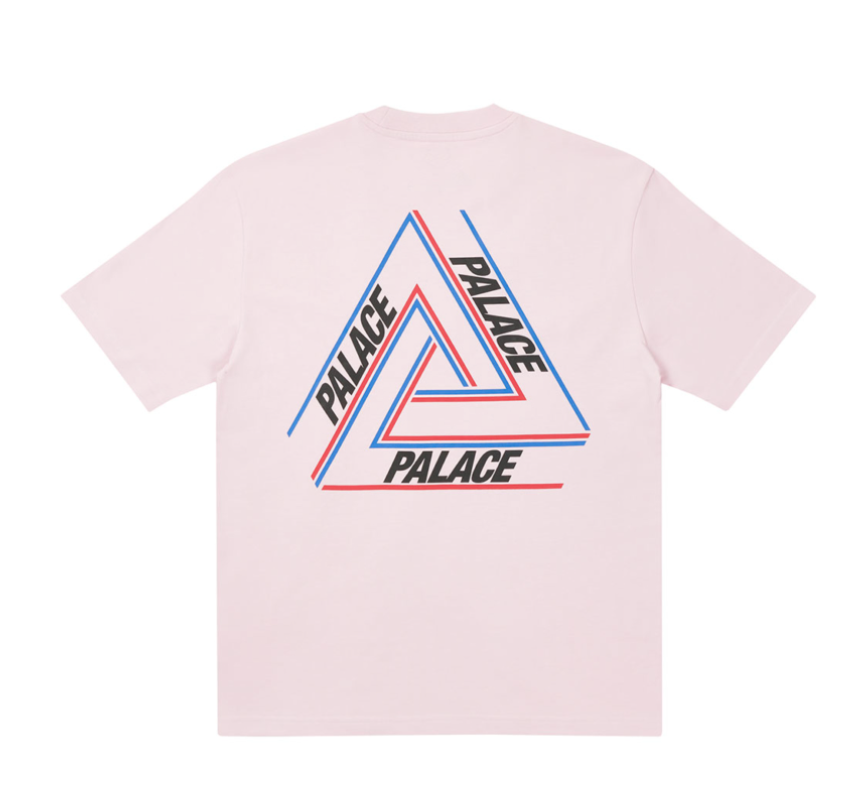 Palace Basically A Tri-Ferg T-Shirt Pink