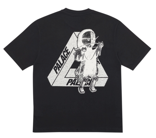 Palace U-Figure T-Shirt Black (2019)