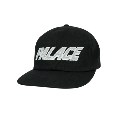 Palace Tackle Twill Font Pal Hat Black (2025)