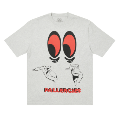 Palace Pallergies T-Shirt Grey Marl (2022)