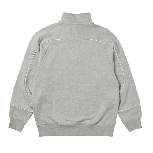Palace Sport Piped 1/4 Zip Grey Marl (Spring 2023)