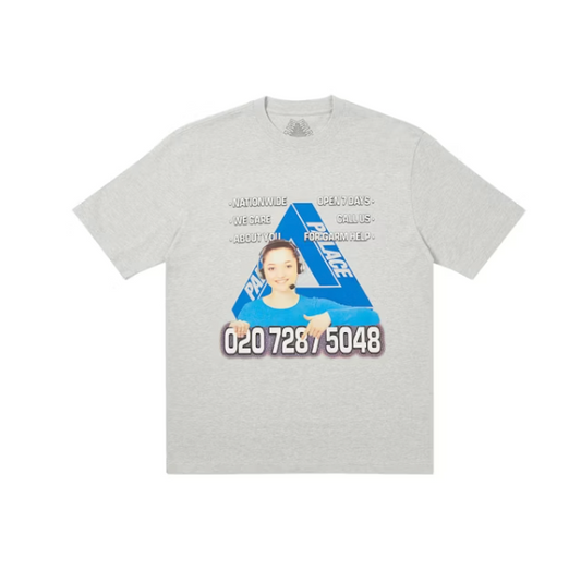 Palace Bell Man T-Shirt Grey (Autumn 2020)