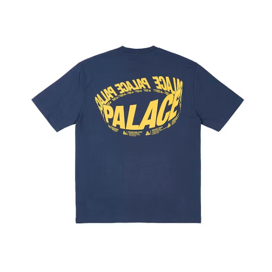 Palace Wrapper Logo T-Shirt Navy (Ultimo 2023)