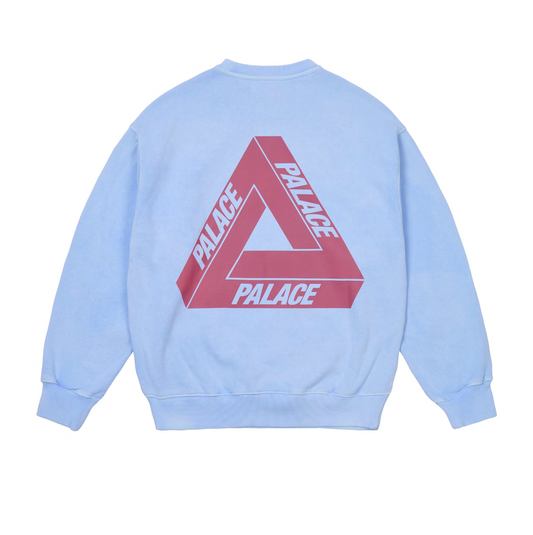 Palace Reacto Tri-Ferg Crew Blue (Summer 2025)