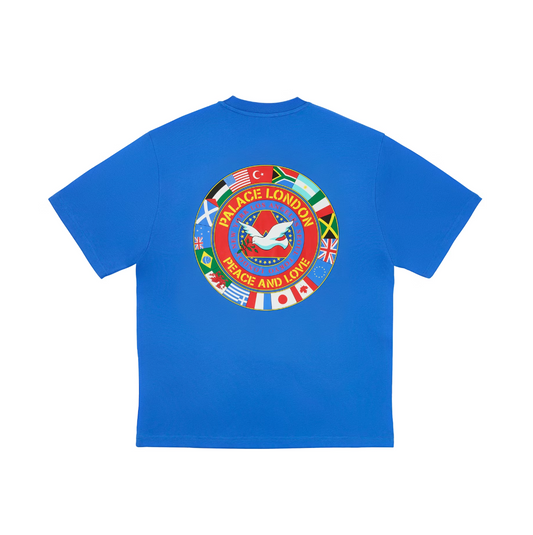 Palace Nations T-Shirt Blue Berry (Autumn 2024)