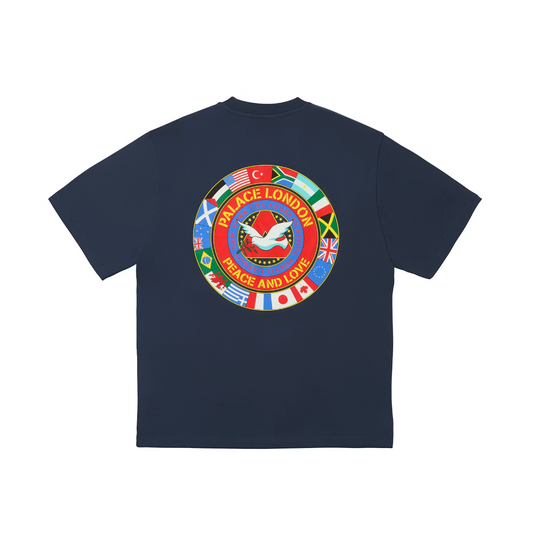 Palace Nations T-Shirt Navy (Autumn 2024)