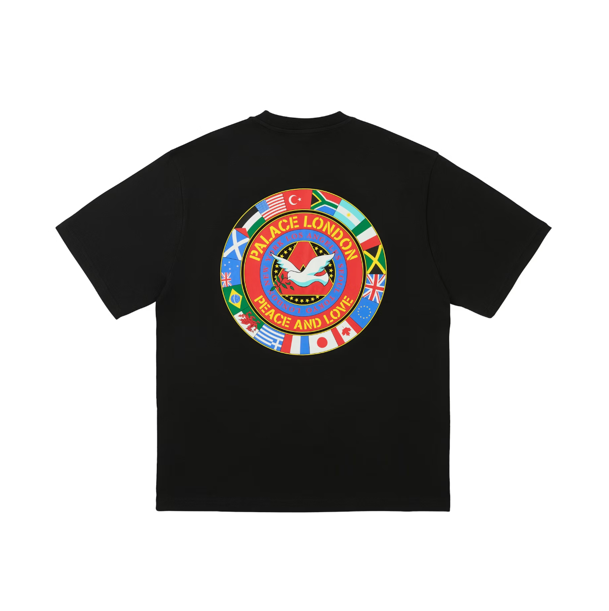 Palace Nations T-Shirt Black (Autumn 2024)