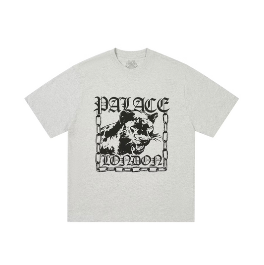 Palace Panther T-Shirt Grey Marl (Winter 2024)