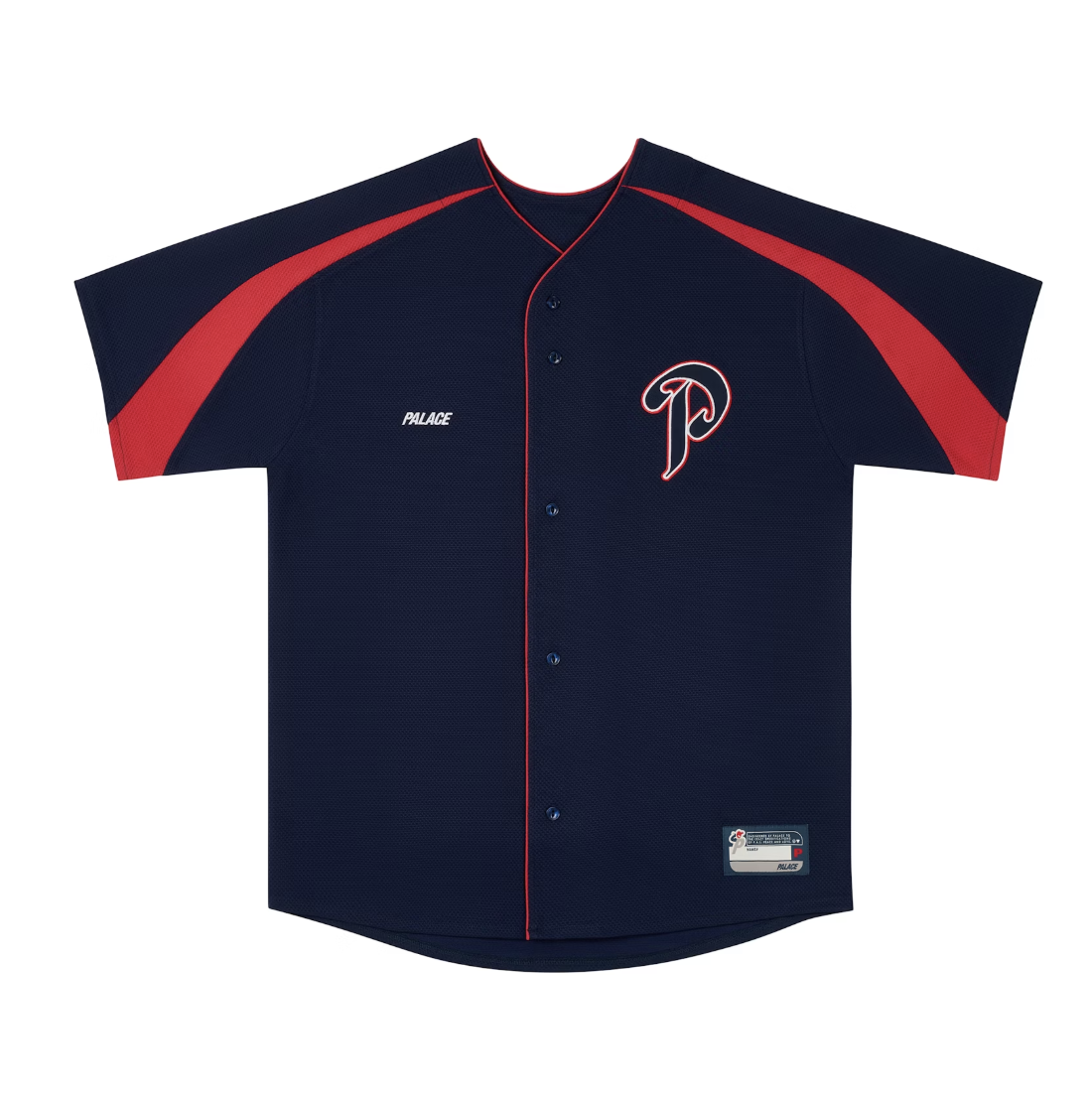 Palace P Baseball Jersey Navy (Autumn 2024)