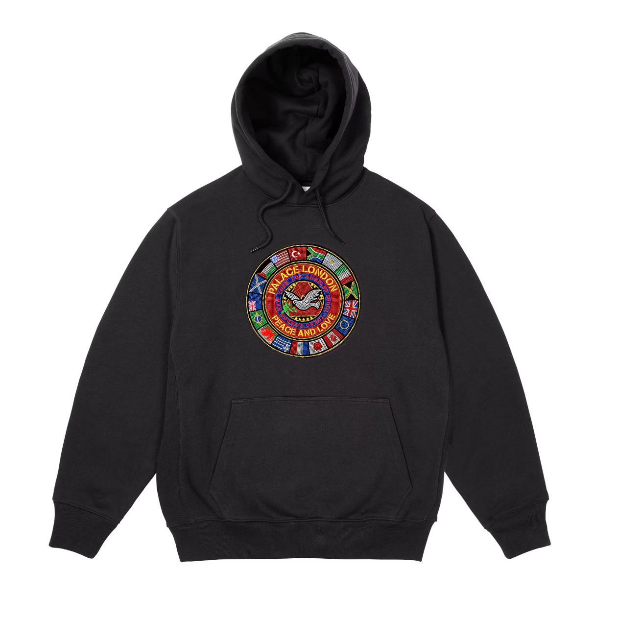 Palace Nations Hood Black (Autumn 2024)