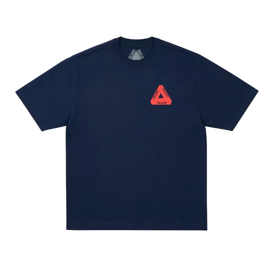 Palace Tri Lingual T-Shirt Navy (Autumn 2025)