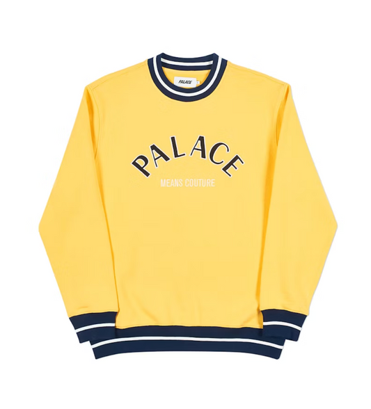Palace Couture Crew Yellow (Summer 2018)