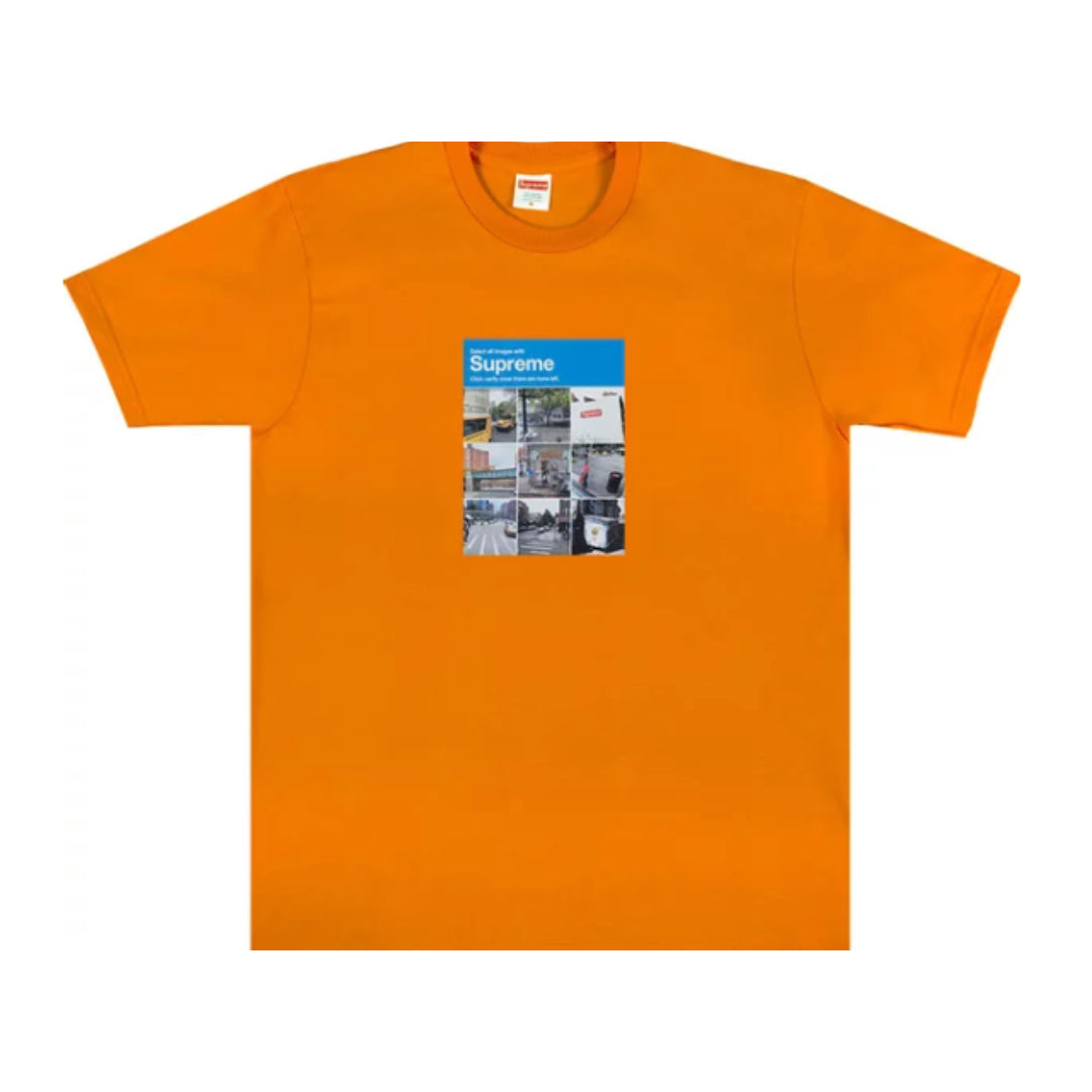 Supreme Verify T-Shirt Orange