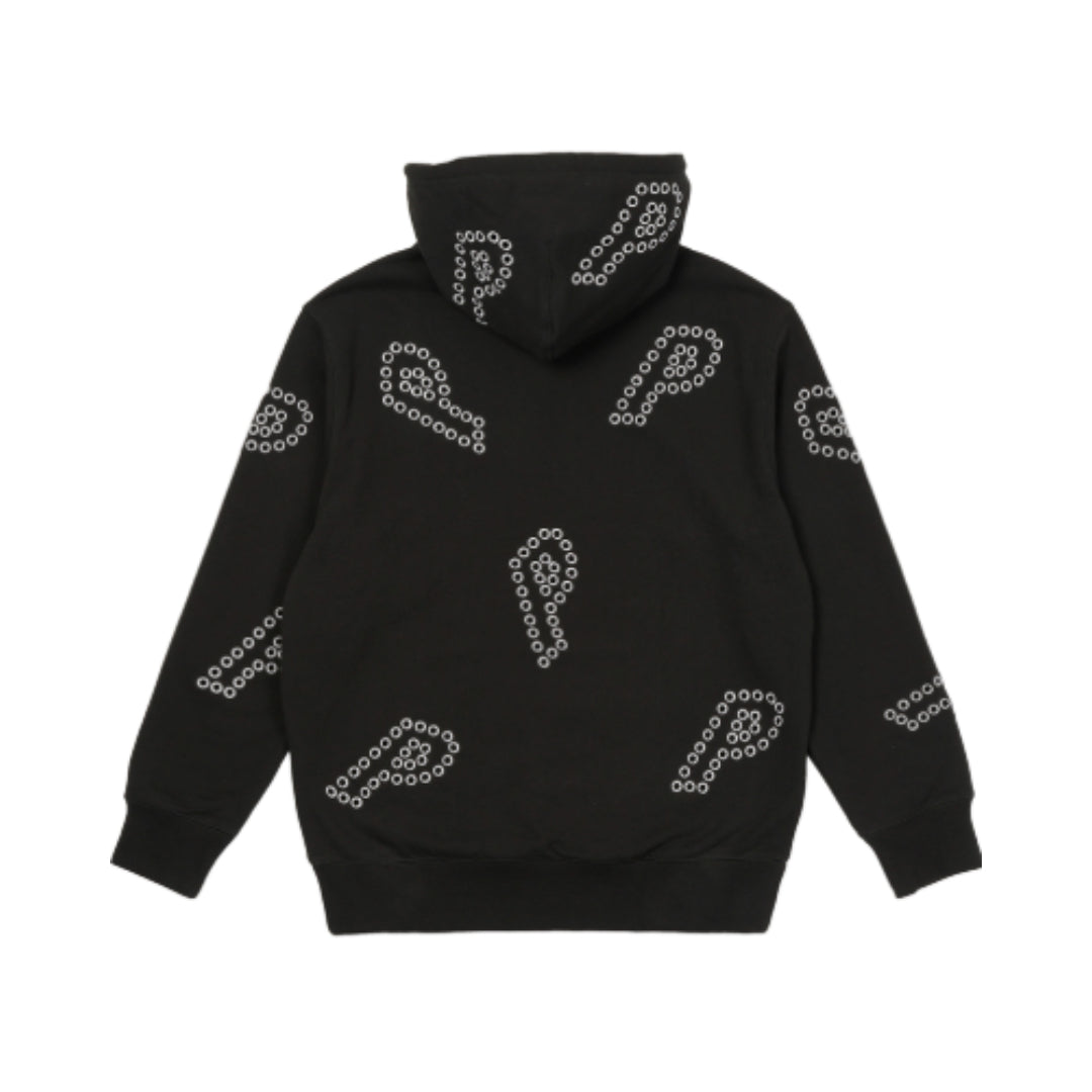 Palace Eyelet P Hoodie Black (2021)