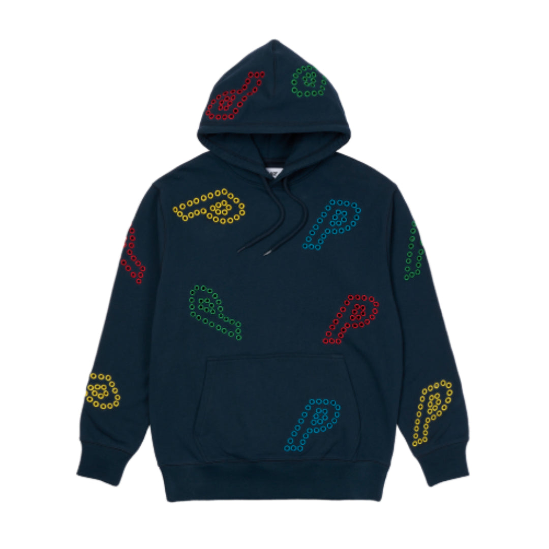 Palace Eyelet P Hoodie Navy (2021)