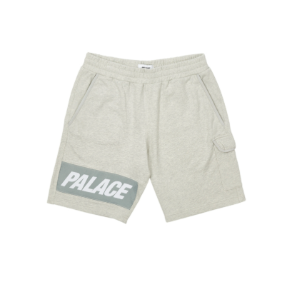 Palace Giant Woven Label Shorts Grey (2022)