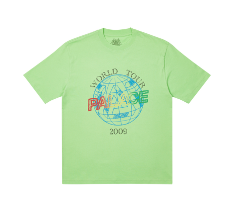Palace World Tour T-Shirt Pistachio (2022)
