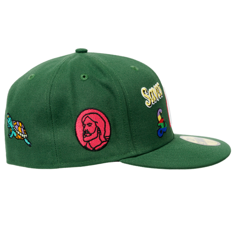 Palace New Era 59Fifty Jesus Hat Green (2022)