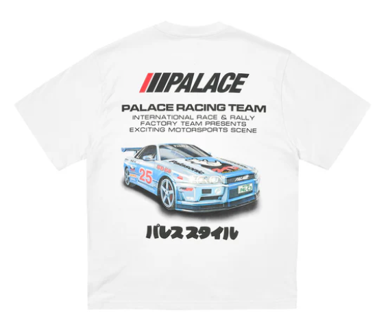 Palace Racey T-Shirt White (2025)