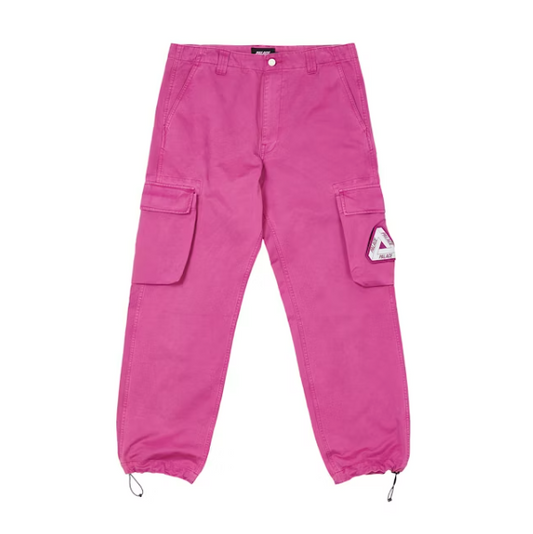 Palace Garment Dyed Cargo Trousers Pink (Autumn 2022)