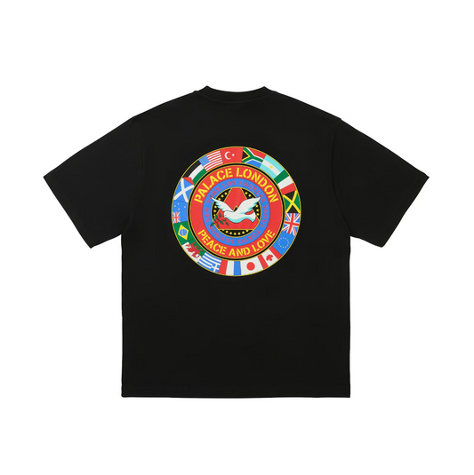 Palace Nations T-Shirt Black (Autumn 2024)
