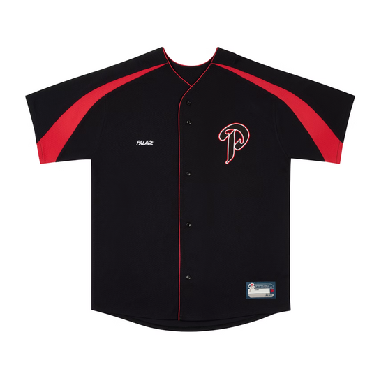 Palace P Baseball Jersey Black (Autumn 2024)