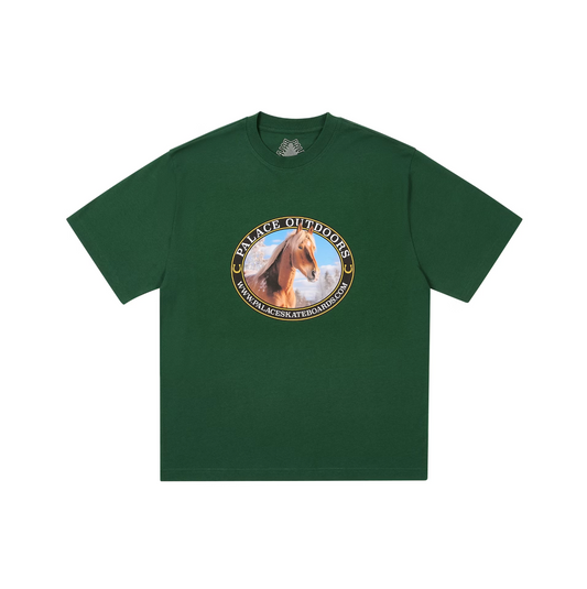 Palace Equestrian T-Shirt Racey Green (Holiday 2024)