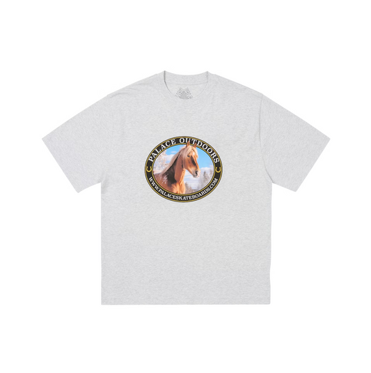 Palace Equestrian T-Shirt Grey Marl (Holiday 2024)