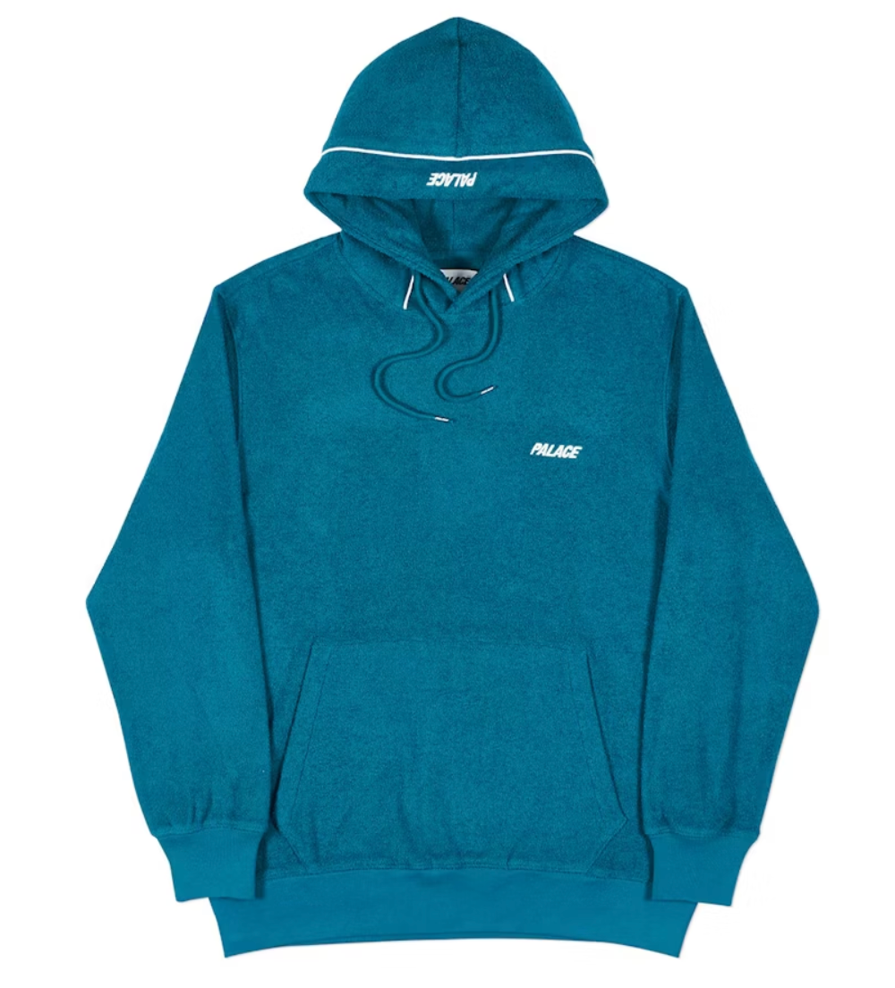 Palace Pipe Up Hood Teal (Summer 2018)