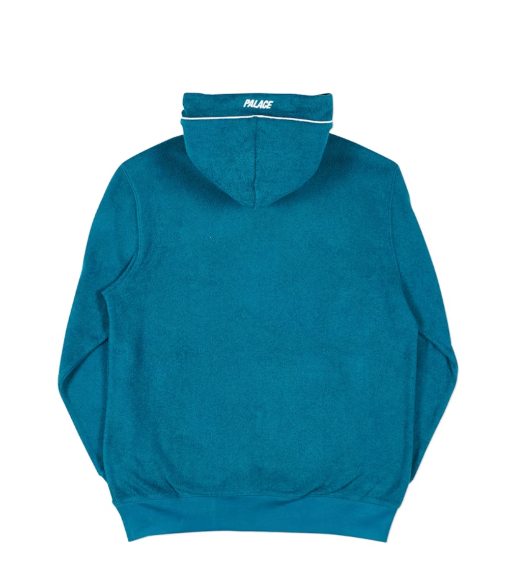 Palace Pipe Up Hood Teal (Summer 2018)