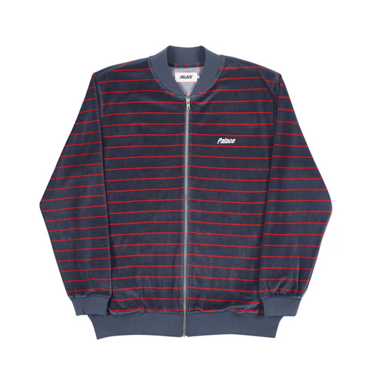 Palace Velour Bomber Grey/Orange (Summer 2018)