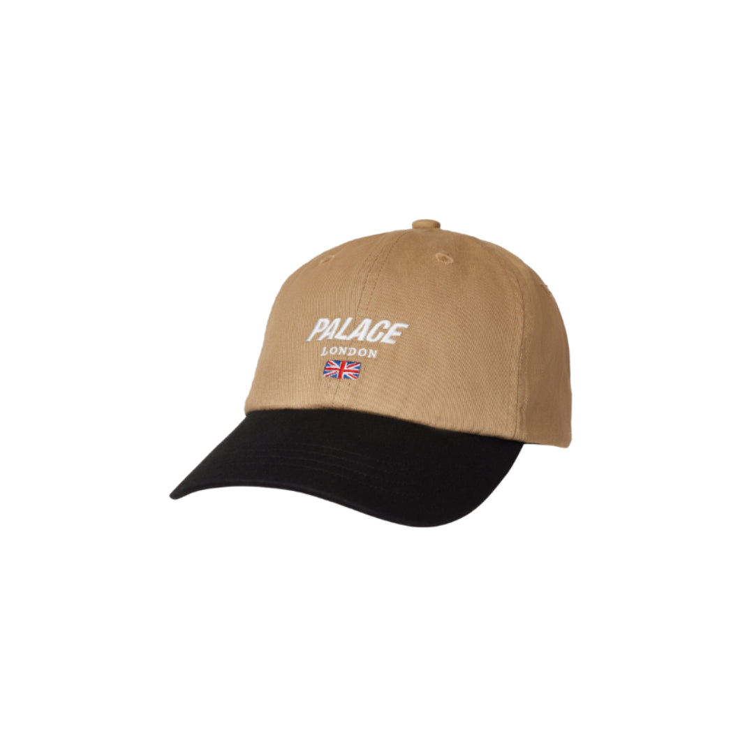 Palace London 6-Panel Tan/Black