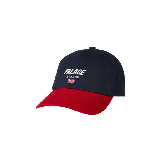 Palace London 6-Panel Navy/Red