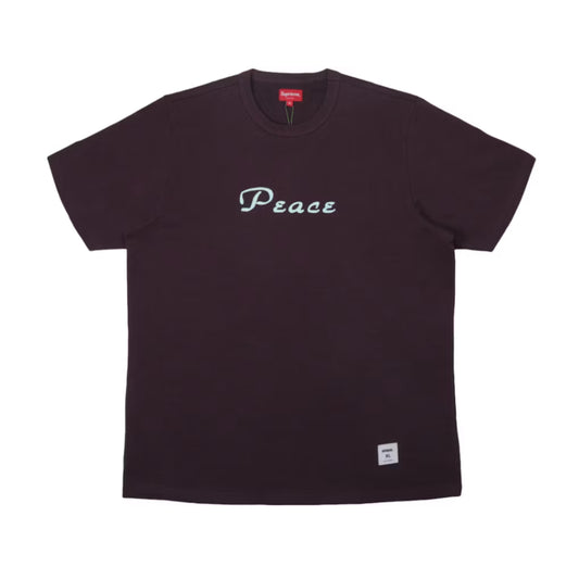 Supreme Peace T-Shirt Plum