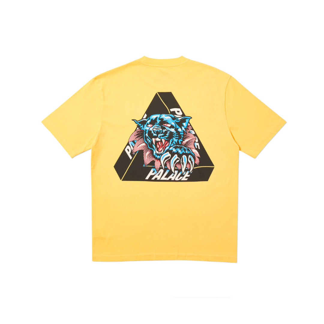 Palace Ripped T-Shirt Yellow