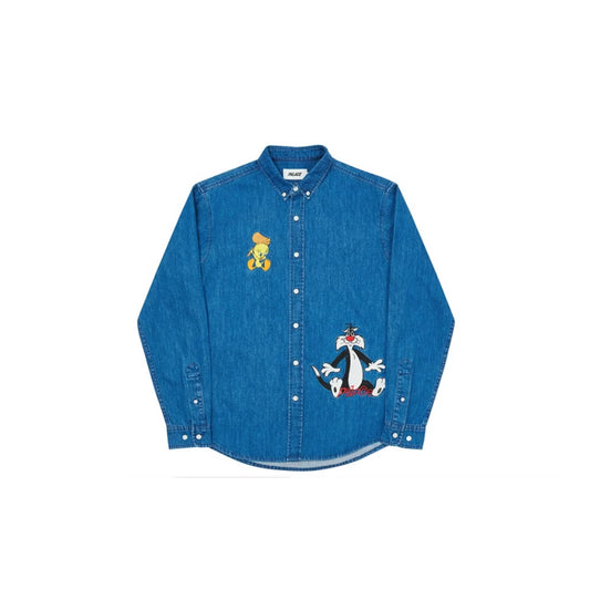 Palace Looney Toons Tweety-P Denim Shirt