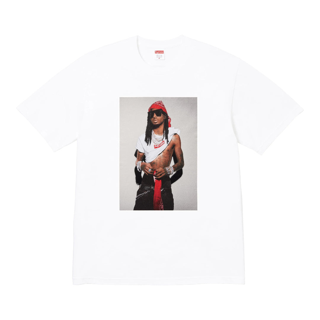 Supreme Playboi Carti Photo T-Shirt White (FW25)