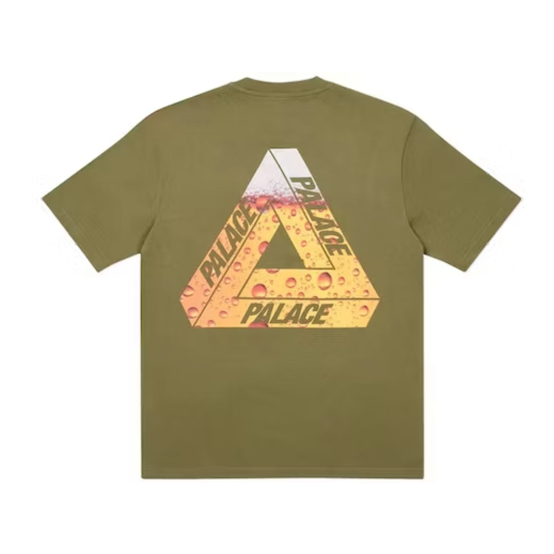 Palace Lager Tri-Ferg T-Shirt Olive