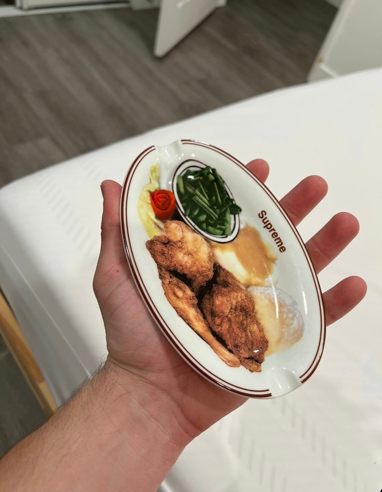 Supreme Chicken Dinner Ashtray